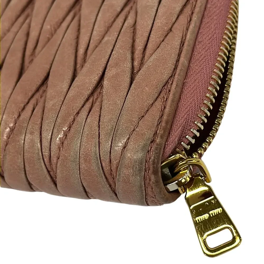 Miu Miu Matelasse Long Wallet